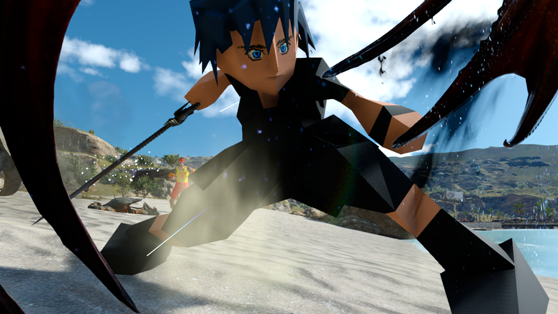 Illustration for article titled Final Fantasy XV Modder Brings 1997 To The Game